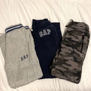 Lot of 3 Gap boys sweatpants size M Excellent condition !